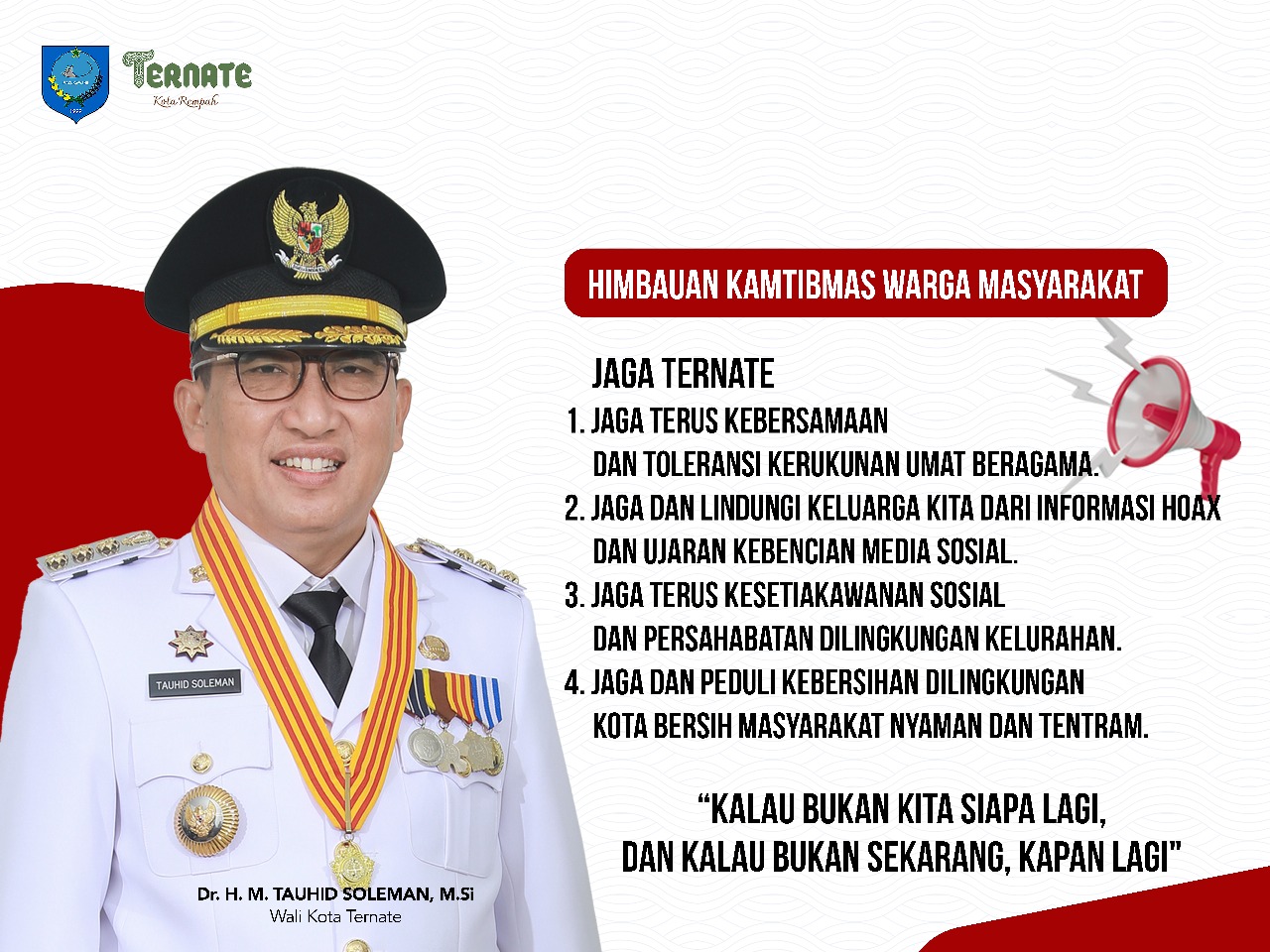 Himbauan KAMTIBMAS Warga Masyarakat